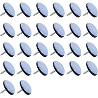 Teflon-Gleiter, 26 Stück Teflon-Gleiter Ø 25 mm Teflon-Möbelgleiter, Professionelle Möbelgleiter Gleiter mit Nägeln, Gleiter für Möbel und Stühle