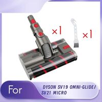 Bei SV19 OMNI-GLIDE/SV21 MICRO muss der flexible Walzenmotorkopf durch den rotierenden Doppelbürstenkopf ersetzt werden.