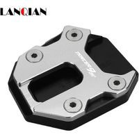 Accessoires moto : béquille latérale pour Yamaha MT09/SP TRACER 9/GT XSR900 2021-2024 2025, nouvelle plaque de support de béquille élargie (rouge)