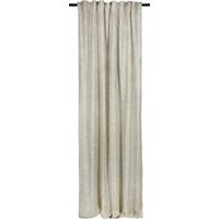 SCHÖNER WOHNEN Transparenter Schlaufenvorhang BRIGHT - 1 Stück 130x250 cm, Beige