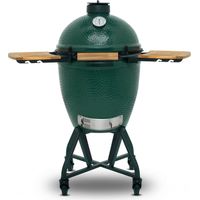 Barbecue OBSIDIAN KAMADO Ø55 cm vert - grille fonte, chariot