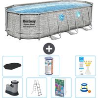 Bestway Power Steel Oval - 549x274x122 cm - 8-teilig S541