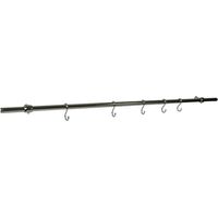 BARRA APPENDIMESTOLI IN KIT tubo finitura nickel satinato
