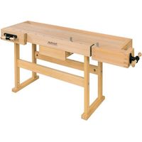 Ramia - Etabli de bois PRO (bois de hêtre massif) 2120x760x860 mm - PREMIUM 2