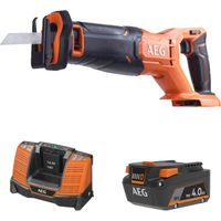 Pack AEG 18V - Scie sabre 28 mm - Batterie 4.0 Ah - Chargeur