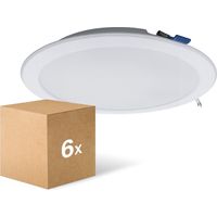 Lot 6x Downlight LED Pan 18W 1440lm 840 Blanc Froid 177mm -
