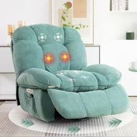 Fauteuil inclinable électrique avec fonction de massage et de chauffage, adapté au salon, à la chambre à coucher