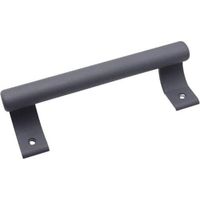 200 mm Aluminiumlegierungsgriff, Balkonschiebetürgriff, Metallgriff, Scheunentürgriff, Gartentürgriff (grau)