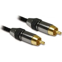 Câble audio premium 1 RCA mâle/mâle 1,5 m