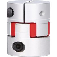 PE40‑49‑10‑11‑2.0 Flexible Coupler Aluminium Alloy Plum Shape Stepper Motor Shaft Coupling