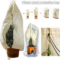 Housse d'hivernage Housse de Protection pour Plantes à Utiliser en Hiver-100 x 80 cm A