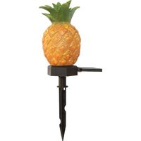 Lampe Solaire LED Lumière Cactus Pineapple avec Senseur Automatique PVC 29x10x10cm 31x8.5x8.5cm Unitaire Décoratif Extérieur