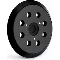 Plateau ponceuse 125mm 8 trous – Crochet et boucle – Compatible Makita BO5010/K, BO5030/K, BO5031/K, BO5041/K – Pour ponçage bois dur