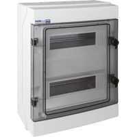 Aufputz-, hermetisch abgedichteter Modulverteiler 2 x 12-modul IP65 RH 36,24