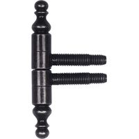 SFS Einbohrband mit Zierkopf Türband 3-Gewindebolzen ø 13mm Stahl schwarz antik