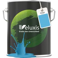 Wandfarbe Blau Hellblau Türkis Matt Innenfarbe – Deckkraft Klasse 1, VOC-frei, Ohne Grundierung, Tropfarm – Wohnzimmer & Schlafzimmer – 5L – Veluxis (Clear Sky)