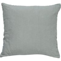 Coussin décoratif Dutch Decor LINN 45x45cm 100% lin Couleur unie Jadéite Vert clair Coussin intérieur inclus