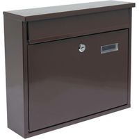 Vorel Briefkasten 310x360x100mm braun