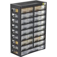 Allit Kleinteilemagazin VarioPlus Basic 54 30,5 x 13,5 x 43,5 cm Aufbewahrung