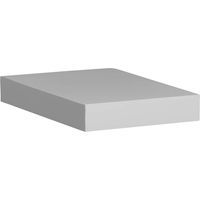 Selbsthängendes Wandregal 23cm Eiche