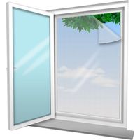 Zanzariera CONFORTEX per finestra - 100x100 cm - Bianco
