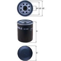 Filtro de aceite OC986 Knecht