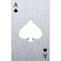 20 Pièces Ouvre-bouteille Poker Carte As en Acier Inoxydable Forme Poker Pour Bar Fête