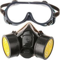 Litzee – Masque de protection respiratoire au charbon actif – 2 filtres anti-poussière – Protection contre pesticides et formaldéhyde – Confort optimal