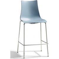 SET 2 SGABELLI ZEBRA H. 65 - SCAB Colore: Azzurro