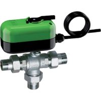 Valvola di zona deviatrice a 3 vie con servocomando elettrico FAR 3005 1/2" - 24V