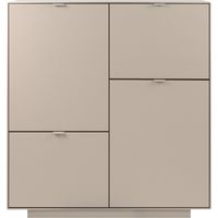 Credenza alto 4 porte decor sabbia L107 cm - VIKA