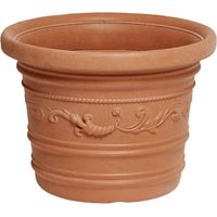 VASO PLASTICA FESTONATO D 70XH55 CM PRESTIGE