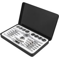 Set utensili filettatura bituxx 20 pezzi M3-M12 custodia metallo