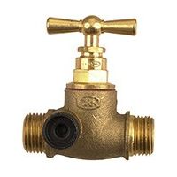 Robinet d"arrêt M/M D15x21 sans épaulement avec purge