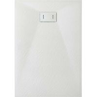Piatto doccia bianco effetto pietra mod. Strong 80x100 cm