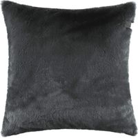 SCHÖNER WOHNEN Funda de cojín decorativo ELEGANCE - Set de 2 45x45 cm, antracita