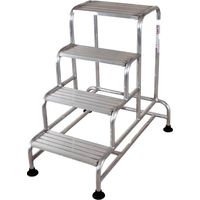 Trittleiter aus Aluminium – 4 Stufen – Max. Arbeitshöhe 3.00m - PL4
