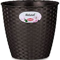 VASO RATTAN TONDO NATURAL STEFANPLAST