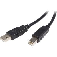 Startech.comusb 50cm Druckerkabel - 1x usb a Stecker - 1x usb b Stecker - schwarzer Adapter,lebenslange Garantie