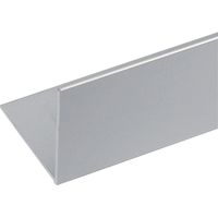 Profilo per fai da te angolare - Misure: mm 30X30X1 - mt 2 - Colore: Argento Brillante - 15 pz