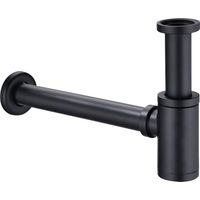 BERNSTEIN - Siphon de lavabo noir 1924 en laiton