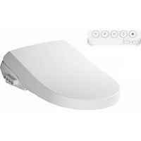 Abattant WC japonais – Buse autonettoyante en polypropylène antibactérien – Chauffage instantané et séchage à air chaud – Télécommande ergonomique – Toptoilet
