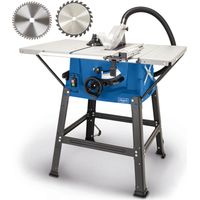 Scheppach Scie circulaire sur table HS100S - Puissance 2000 W - Lame Ø 250 x 30 mm - Hauteur de coupe max 85 mm - Dimensions de la table 940 x 642 mm