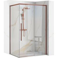 CABINA DE DUCHA REA SOLAR 80X100 BRUSH COPPER