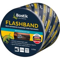EVO-STIK Flashband & Primer Waterproof Repair Tape, 100mm x 3.75m, Model EVOFB100DIY
