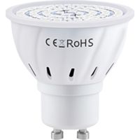 GU10 Vollspektrum-LED-Lampe (80 W) für Pflanzenwachstum, Hydrokultur, Gewächshäuser, Gemüse, Blumen und Bonsai. Blühfähig. Weiß.