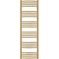Sèche-serviette électrique doré de 1860mm de haut et 500mm de large - 800 Watt - LEN1860/500E8BRA