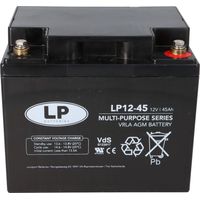 Landport Bleiakku 12V 45Ah AGM Batterie NSA LP12-45 T6 VDS