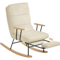 Fauteuil à Bascule, Dossier Réglable sur 4 Positions