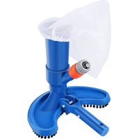 Aspirateur de Piscine Portable, Aspirateur Piscine Hors Sol, Aspirateur Nettoyeur à Jet de Piscine avec Sac en Filet à Cordon